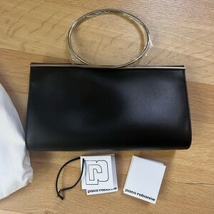 NWT and plastic on handle Paco Rabanne Wannabe Pouch - Black